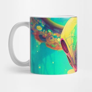 Abstract Another World Alien Mug